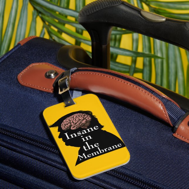 Trump/Insane Luggage Tag (Front Insitu 1)