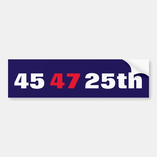 Trump is done 25th amendment time crazy losing it bumper sticker (Front)