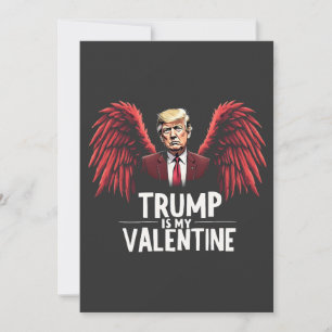 Trump is my Valentine Inauguration Day Maga  Thank You Card