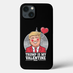 Trump is My Valentine Retro Valentines Day iPhone 13 Case