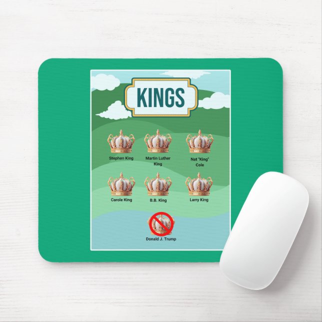 Trump is not a King Mouse Pad (With Mouse)