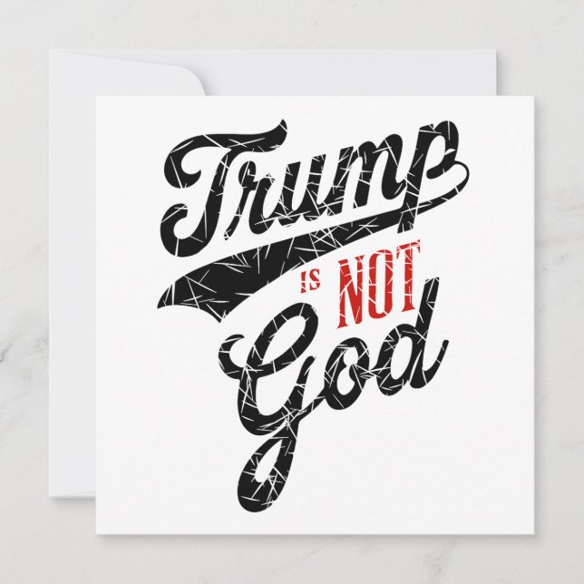 Trump is not God (Front)