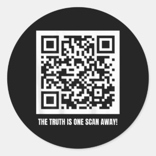 Trump Is Your President - Qr Trump Code Classic Round Sticker