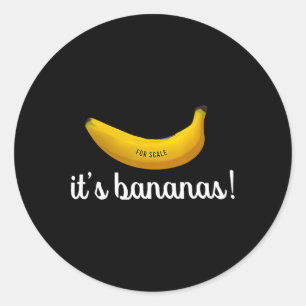 Trump It's Banana (for Scale) Funny  Classic Round Sticker