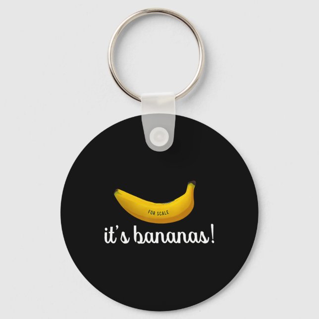 Trump It's Banana (for Scale) Funny  Key Ring (Front)