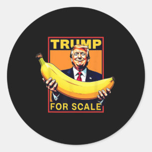 Trump Its Banana (for Scale) Starship Funny 2 Classic Round Sticker