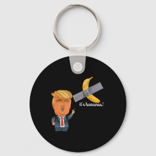 Trump It's Banana (for Scale) Starship Funny Trump Key Ring