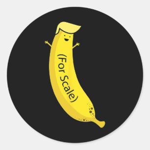 Trump It's Nana (for Scale) Funny Classic Round Sticker