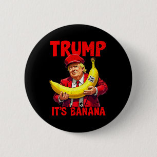 Trump It's Nana (for Scale) Funny Meme 6 Cm Round Badge