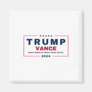 Trump Jd Vance Vp Make America Great Once Again! 2 Magnet