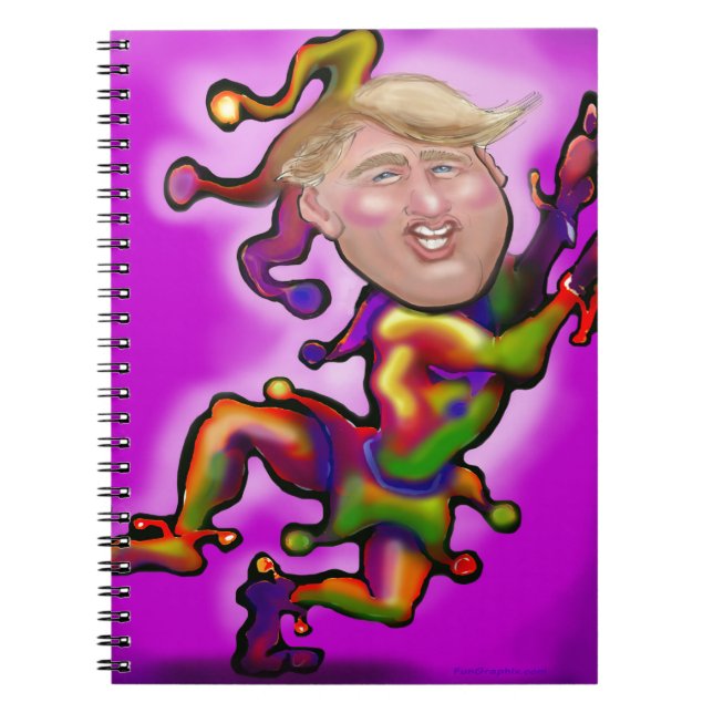 Trump Jester Notebook (Front)