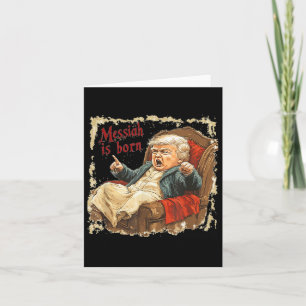 Trump Jesus Christ Ugly Christmas Card