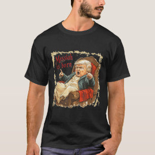 Trump Jesus Christ Ugly Christmas  T-Shirt