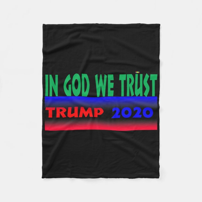 Trump Kag  Fleece Blanket (Front)
