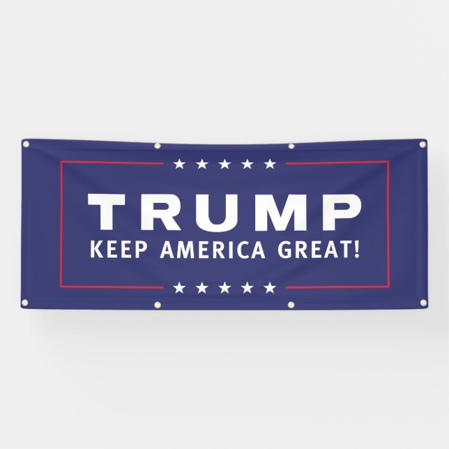 Trump Keep America Great Banner (Horizontal)