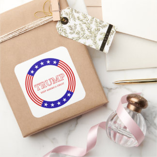 Trump Keep America Great Square Sticker