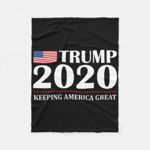 Trump Keeping America Great- Funny Trump Fleece Blanket