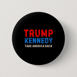 Trump Kennedy 2024 Election Republican 6 Cm Round Badge