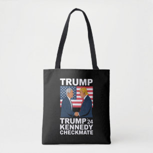 Trump Kennedy Checkmate 2024 Vote Trump Kennedy Tote Bag