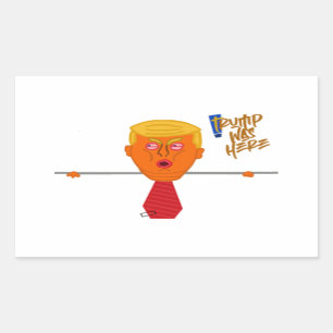 Trump Kilroy Light Rectangular Sticker