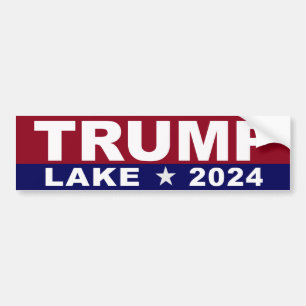 Trump Lake 2024 Bumper Sticker