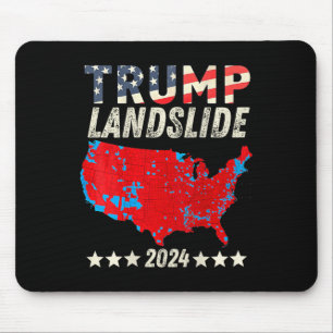 Trump Landslide 2024 Electoral Map Trump Winner (o Mouse Pad