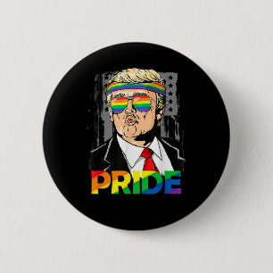 Trump Lgbt Gay Pride Month Lesbian Biual Transgend 6 Cm Round Badge