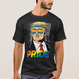 Trump Lgbt Gay Pride Month Lesbian Biual Transgend T-Shirt