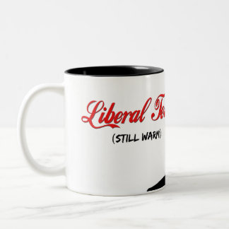 Trump liberal tears Two-Tone coffee mug