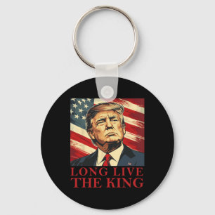 Trump Long Live The King American Patriotic Key Ring