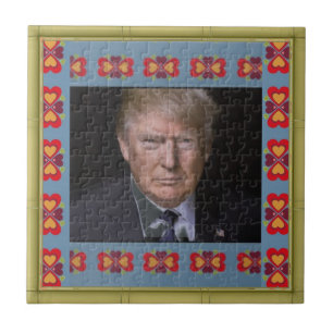 Trump Love Tile