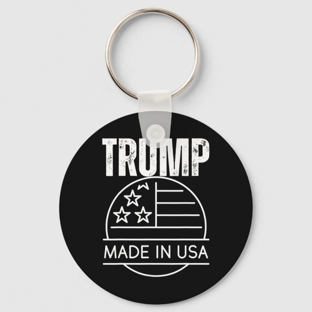 Trump Made In Usa  Key Ring (Front)