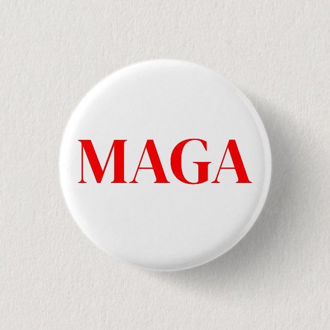  Trump Maga 2024  3 Cm Round Badge (Front)