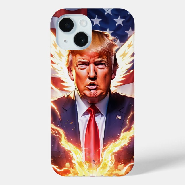Trump MAGA 2024 America First iPhone / iPad case (Back)