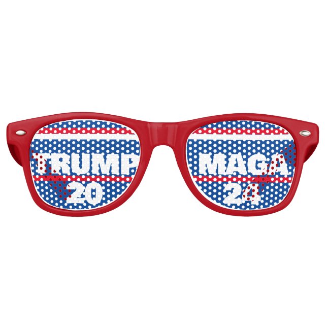 TRUMP MAGA 2024 RETRO SUNGLASSES (Front)