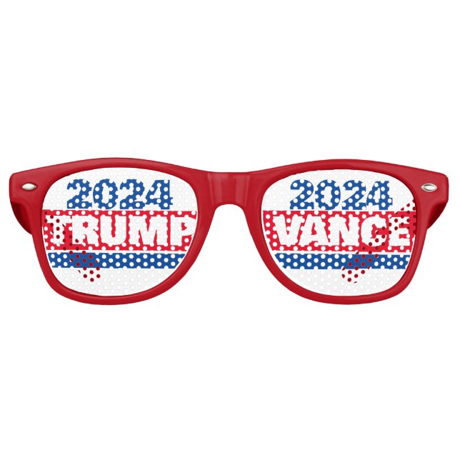 TRUMP MAGA 2024 RETRO SUNGLASSES (Front)