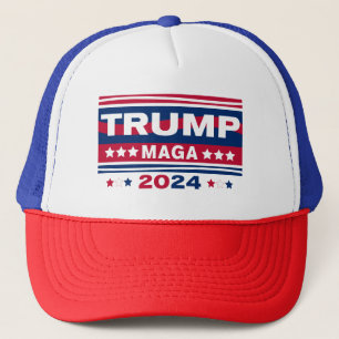 TRUMP~MAGA~2024 TRUCKER HAT