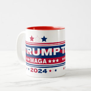 TRUMP~MAGA~2024 Two-Tone COFFEE MUG