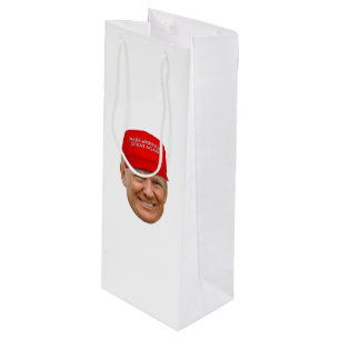 TRUMP MAGA Christmas Wine Gift Bag