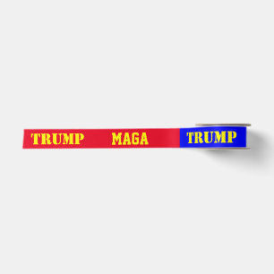 TRUMP MAGA SATIN RIBBON