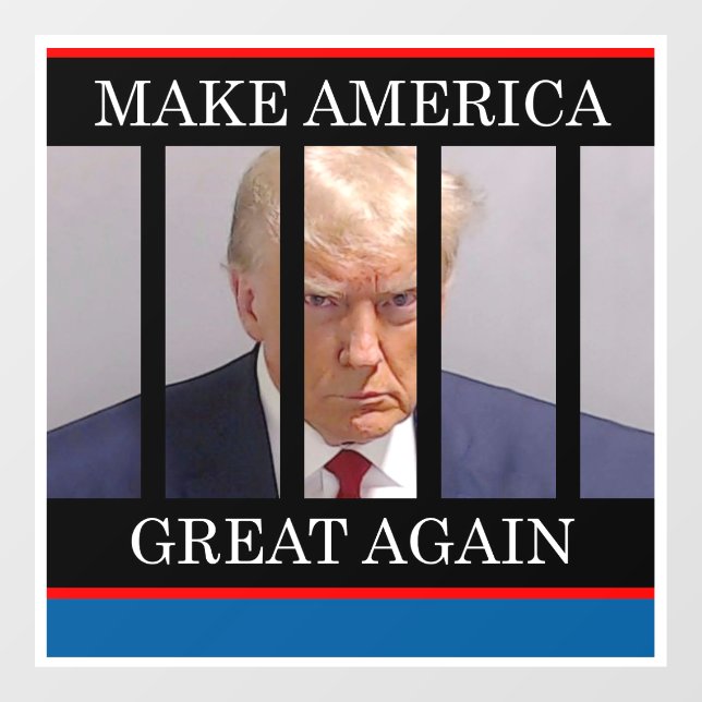 Trump MAGA Window Cling (Sheet)