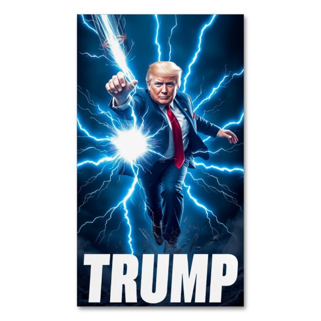 Trump Magnetic Business Card (Front Vertical)