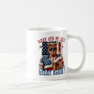 Trump Make 4th Of July Great Again Coffee Mug