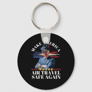 Trump Make America Air Travel Great Again 1 Key Ring