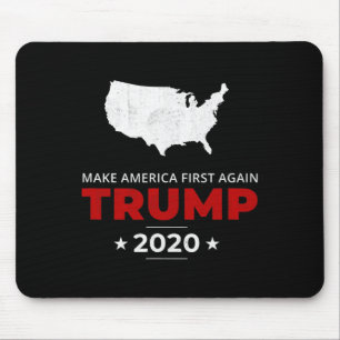 Trump Make America First Again Pro Usa Vintage Gif Mouse Pad