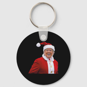 Trump Make Christmas Great Again Santa Trump 2 Key Ring