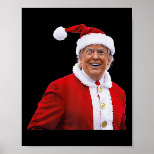 Trump Make Christmas Great Again Santa Trump Poster
