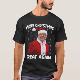 Trump Make Christmas Great Again Santa Trump T-Shirt