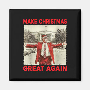 Trump Make Christmas Great Again Trump Santa Xmas Magnet