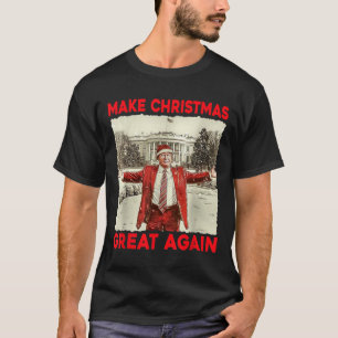 Trump Make Christmas Great Again Trump Santa Xmas T-Shirt
